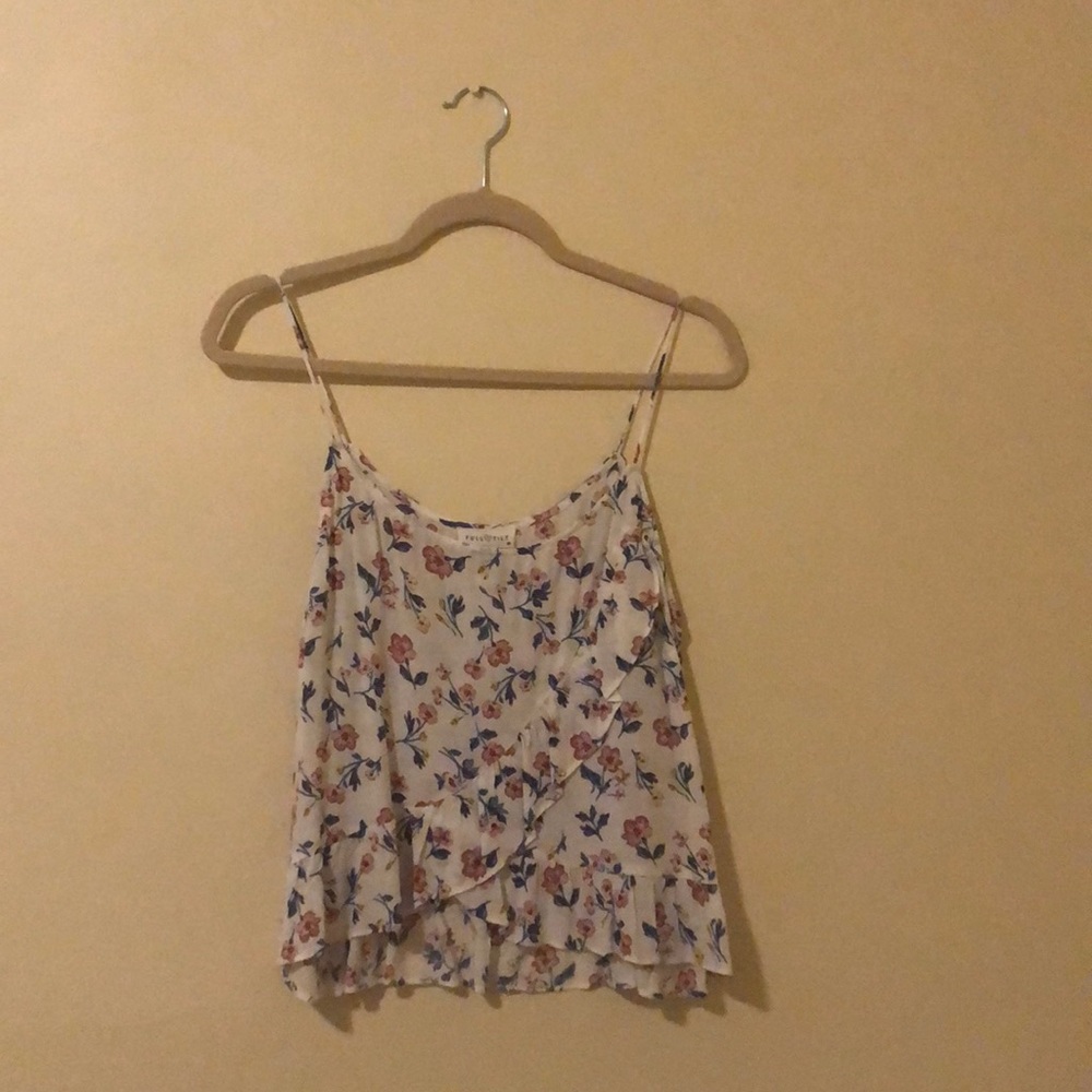 Women’s Tillys Floral Ruffle Tank Top